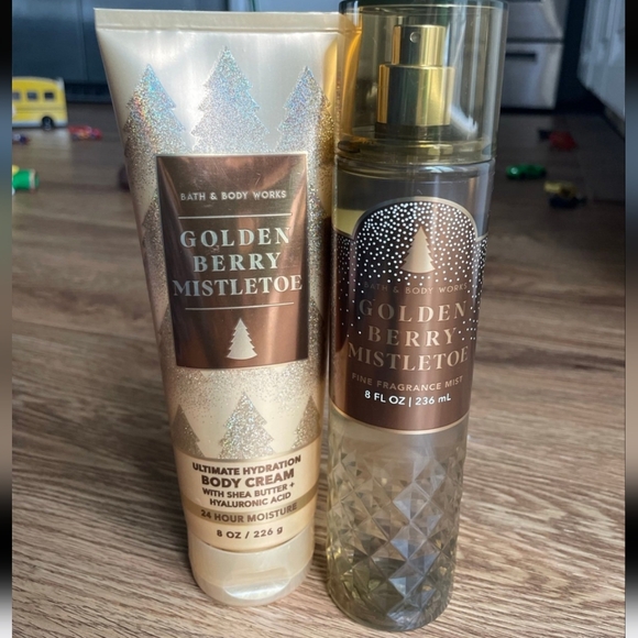 Bath and body works golden berry mistletoe - Picture 1 of 1